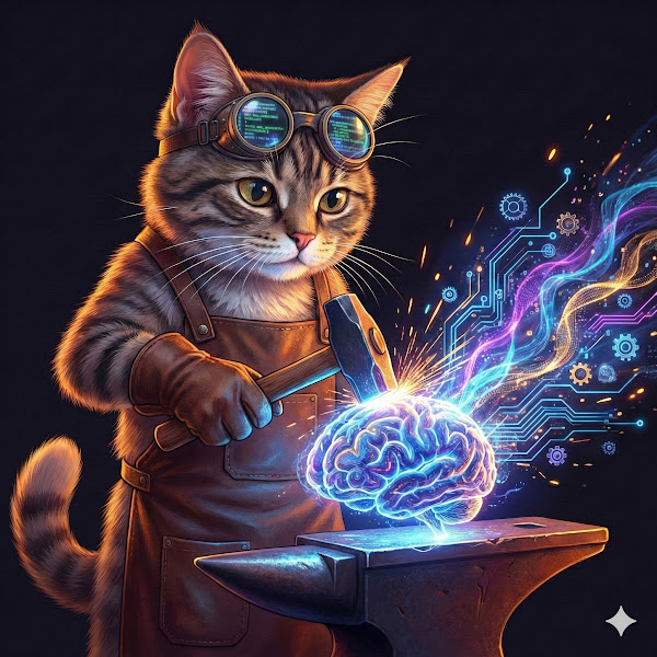 ThinkSmith 마스코트 - 대장장이 고양이